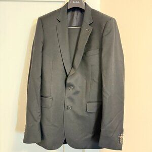 Paul Smith Suit Jacket and Pants Black Made in Italy